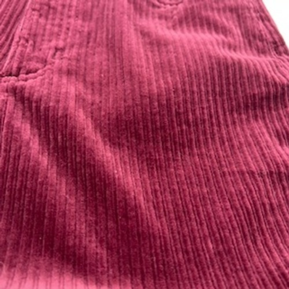 Lands End Burgundy Corduroy Wide Leg High Rise Pants Womens Size 8 Wine Red - Picture 16 of 16